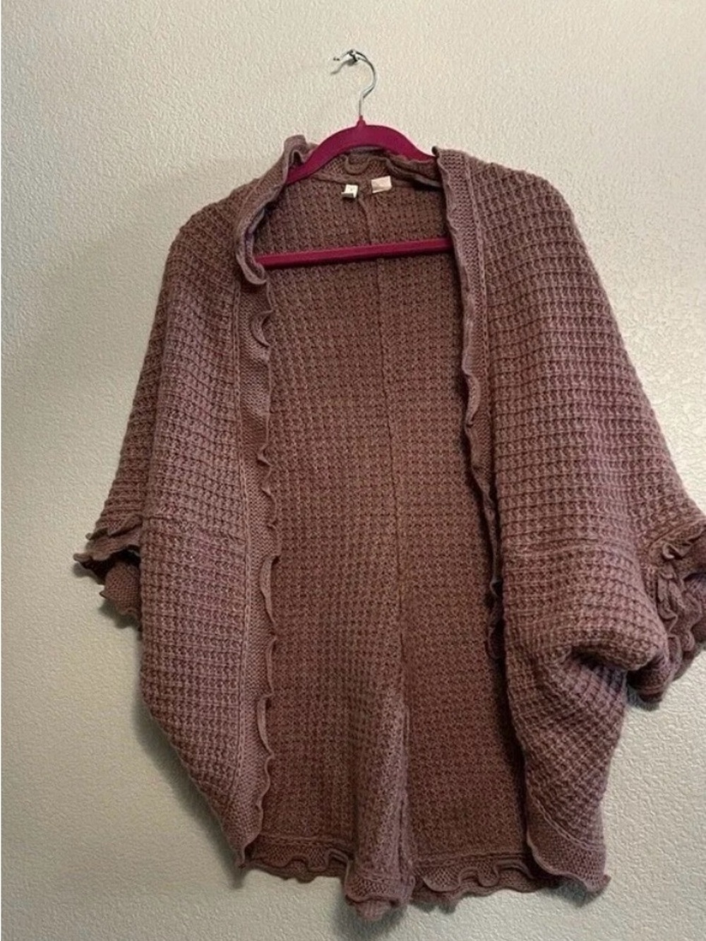 Moth Sweater Purple Delicate Size XS Anthropologie